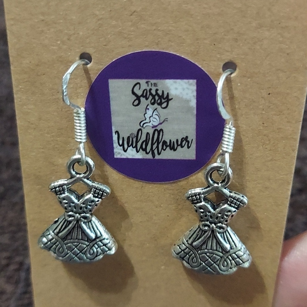 Fashion Dress Sterling Silver Earrings